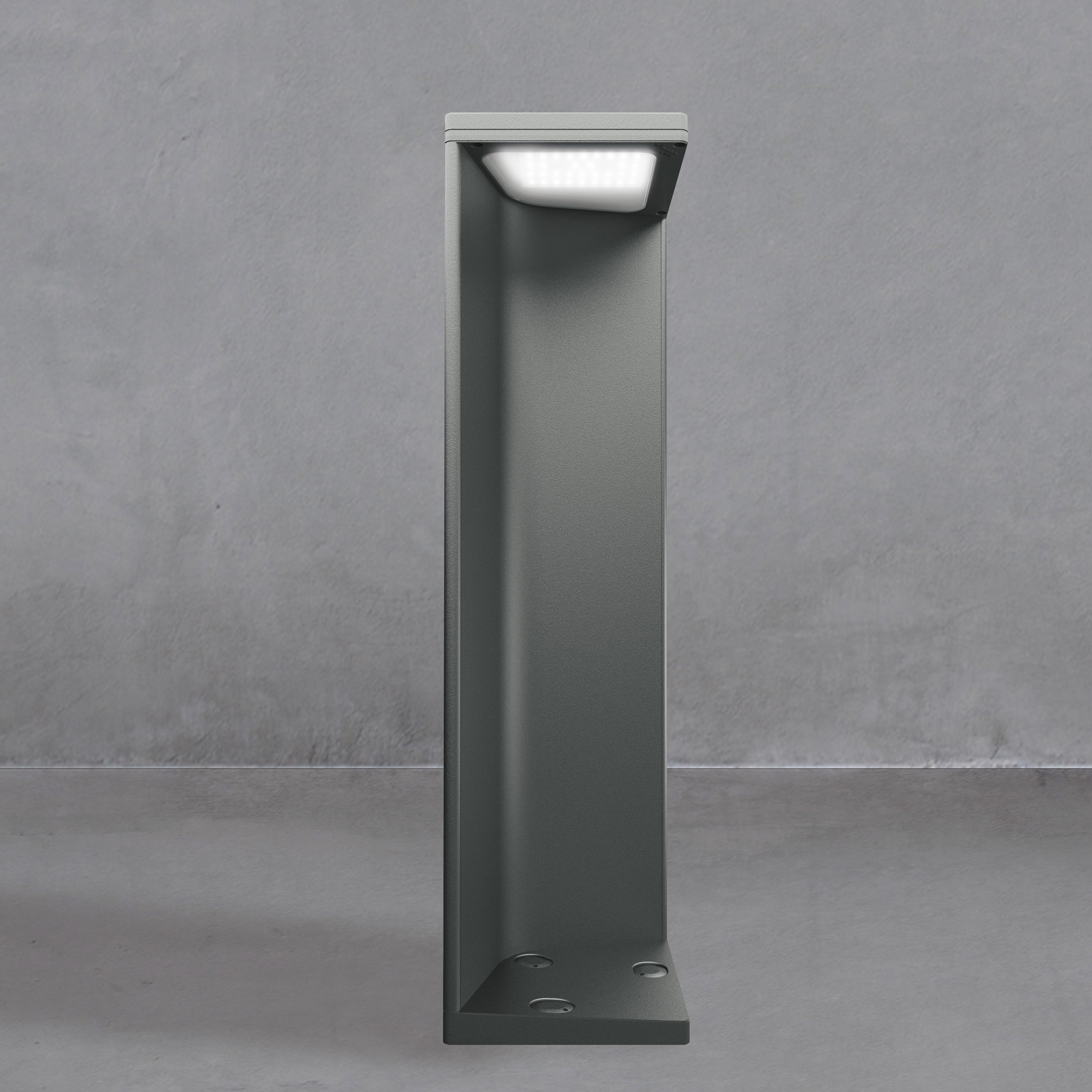 1737 expo type haut, borne lumineuse pour l'éclairage extérieur