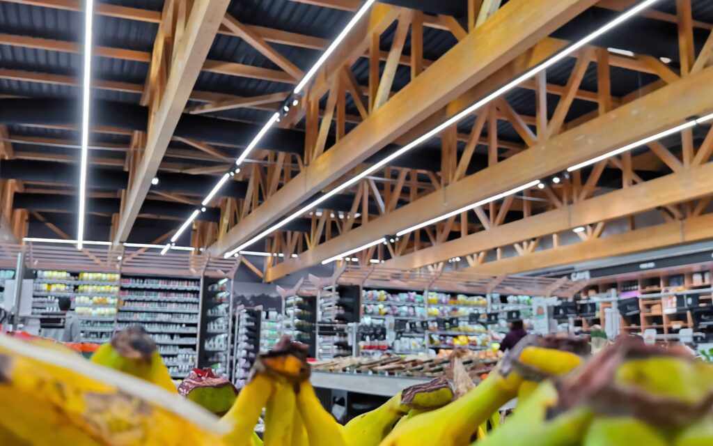 éclairage magasin retail