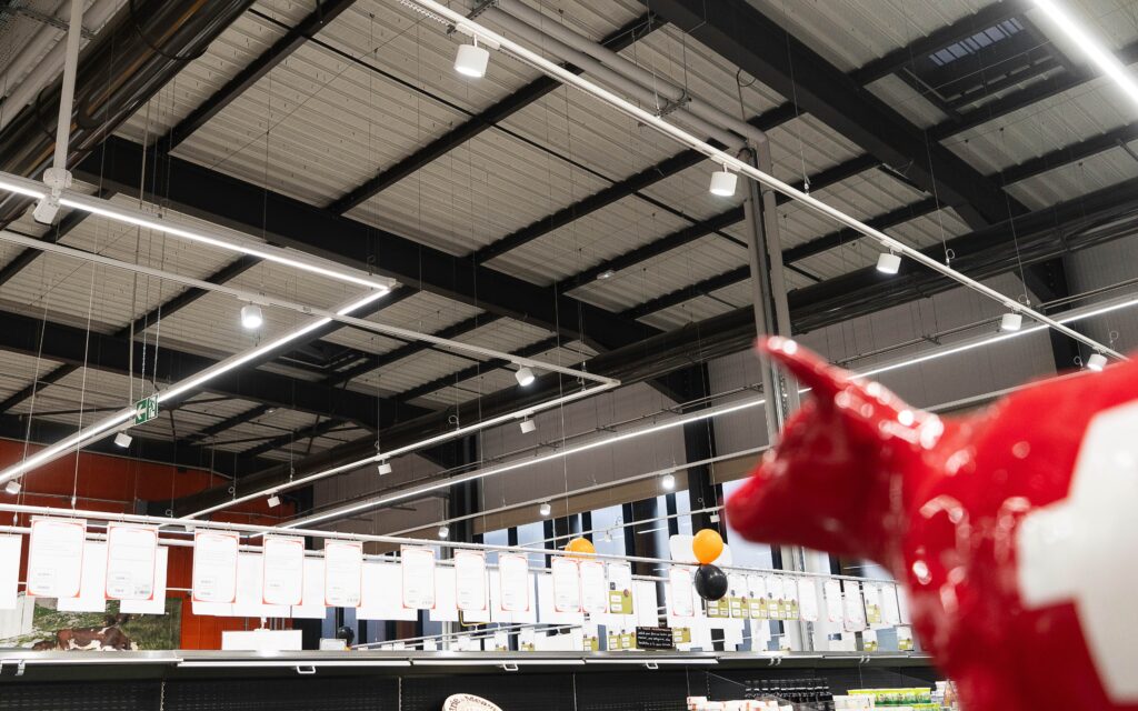 éclairage magasin