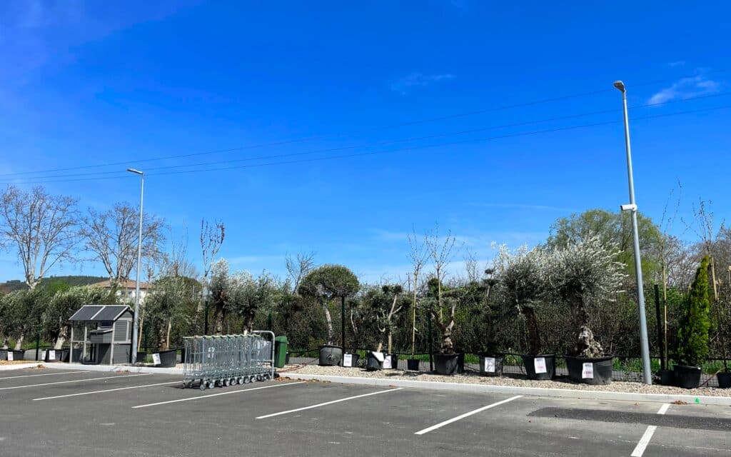 éclairage parking de Gamm vert