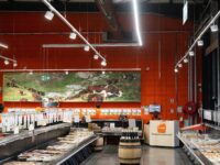 éclairage magasin alimentaire