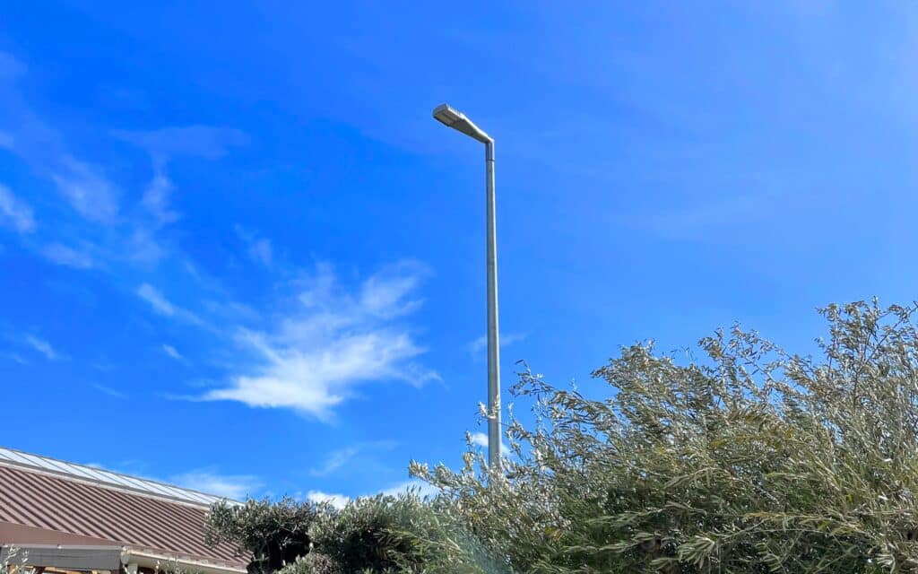 éclairage parking de Gamm vert