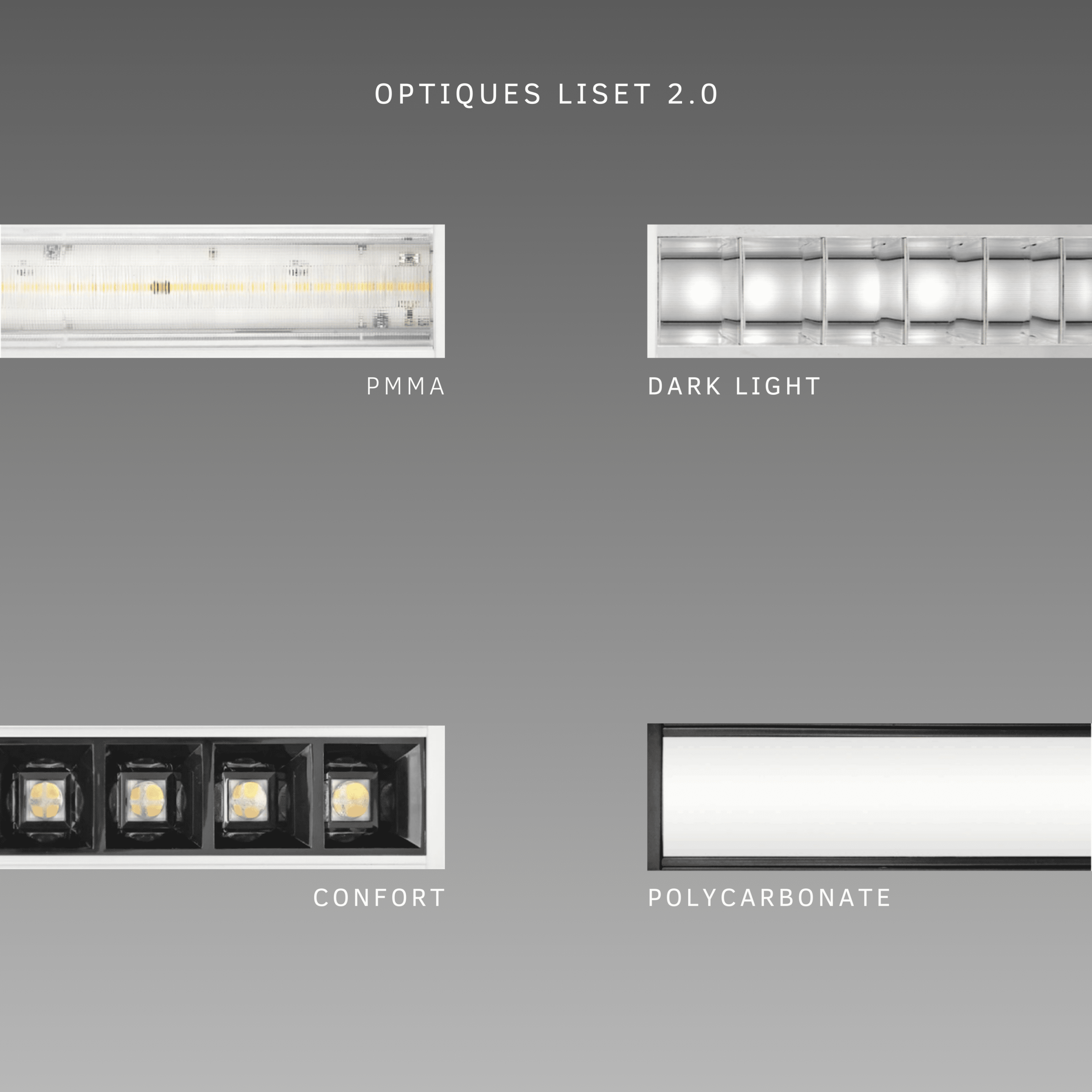 LISET 2.0 | en suspension |  direct | optiques confort | UGR<19 – Image 3
