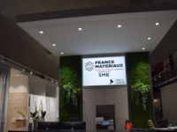 Éclairage showroom SMB France Matériaux | Beaurepaire