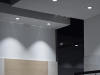 Éclairage showroom SMB France Matériaux | Beaurepaire