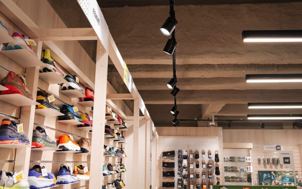 Eclairage tertiaire disano magasin ekosport montparnasse kripton 02